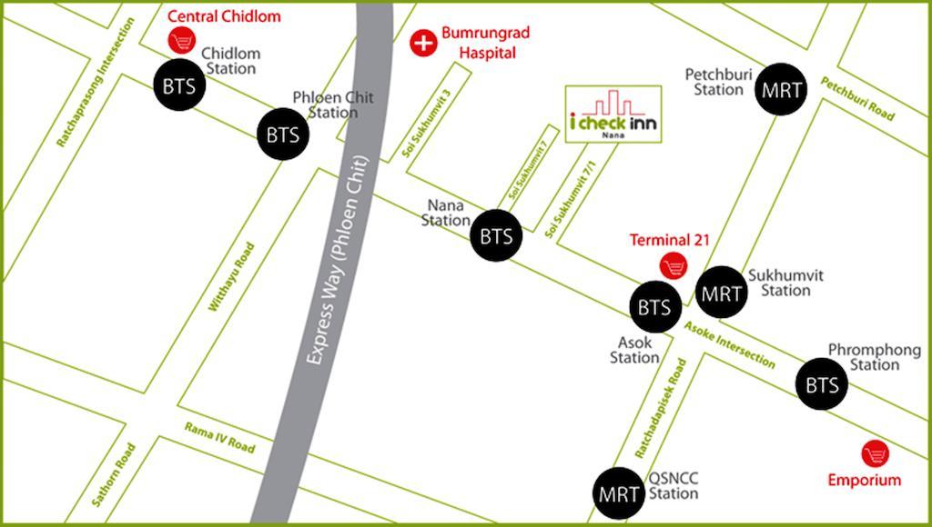 Icheck Inn Nana By Aspira Bangkok Kültér fotó